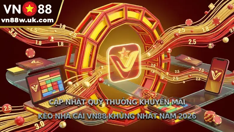 Cập Nhật Quỹ Thưởng Khuyến Mãi Kèo Nhà Cái VN88 Khủng Nhất Năm 2026 Cập Nhật Quỹ Thưởng Khuyến Mãi Kèo Nhà Cái VN88 Khủng Nhất Năm 2026