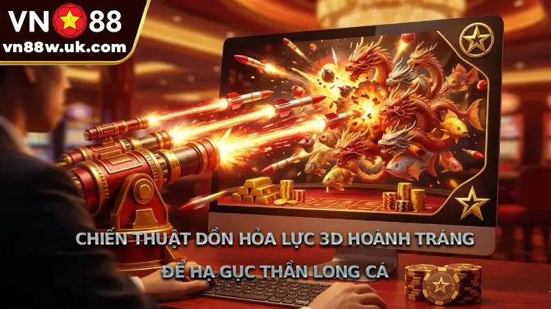 Chiến thuật dồn hỏa lực 3D hoành tráng để hạ gục Thần Long Cá Chiến thuật dồn hỏa lực 3D hoành tráng để hạ gục Thần Long Cá