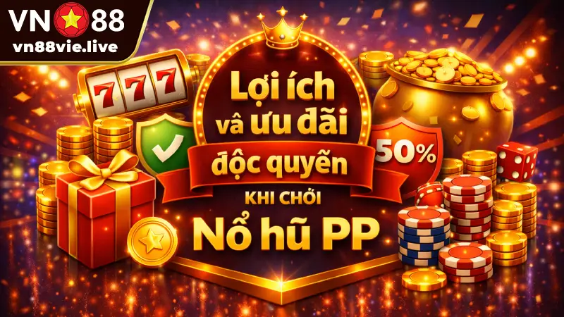 Lợi ích và ưu đãi độc quyền khi chơi Nổ hũ PP Lợi ích và ưu đãi độc quyền khi chơi Nổ hũ PP