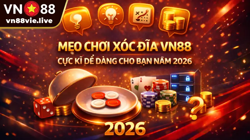 Mẹo chơi xóc đĩa VN88 cực kì dễ dàng cho bạn năm 2026 Mẹo chơi xóc đĩa VN88 cực kì dễ dàng cho bạn năm 2026