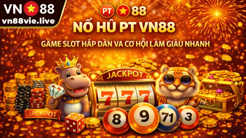 Nổ hũ PT VN88 - Game slot hấp dẫn và cơ hội làm giàu nhanh Nổ hũ PT VN88 - Game slot hấp dẫn và cơ hội làm giàu nhanh
