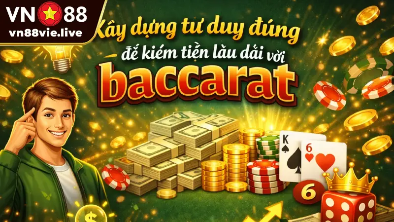 Xây dựng tư duy đúng để kiếm tiền lâu dài với baccarat Xây dựng tư duy đúng để kiếm tiền lâu dài với baccarat